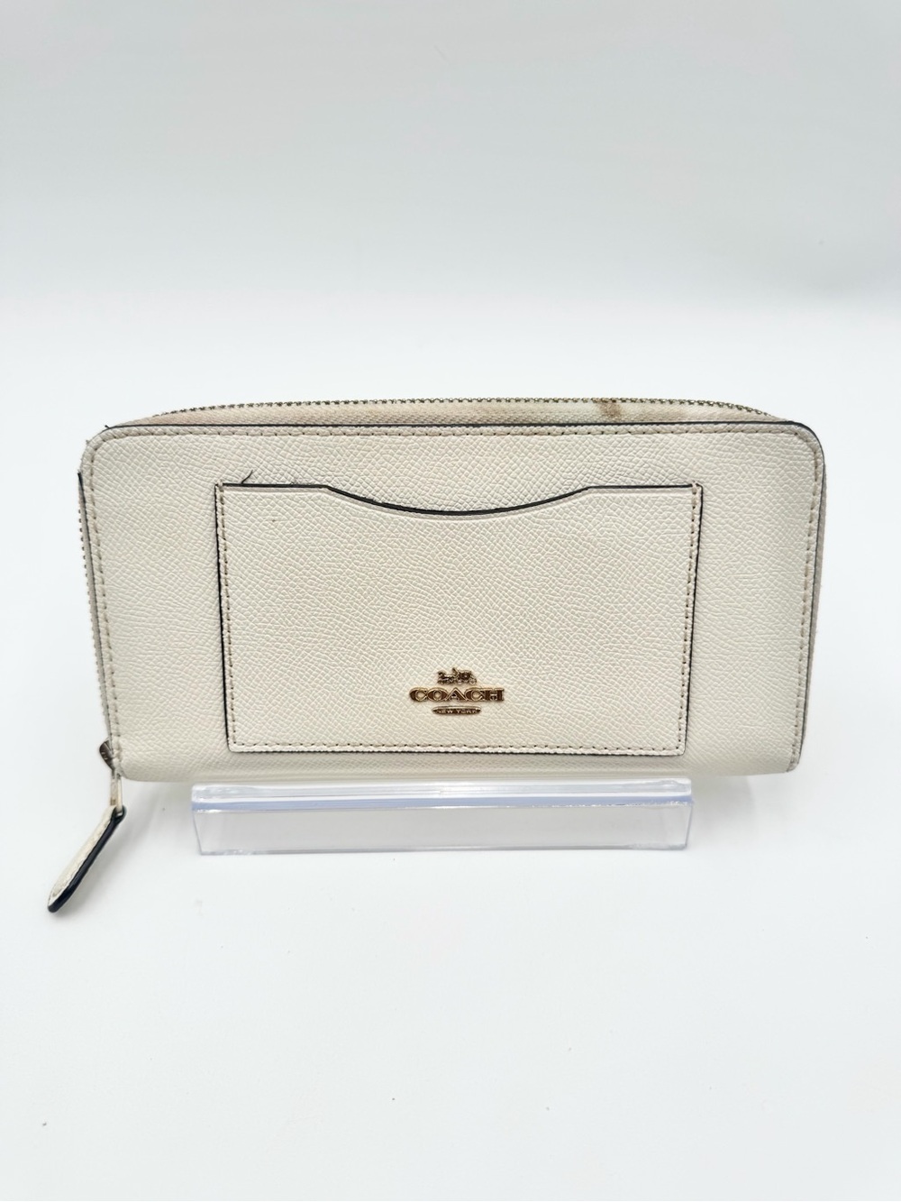 Coach zip-around wallet